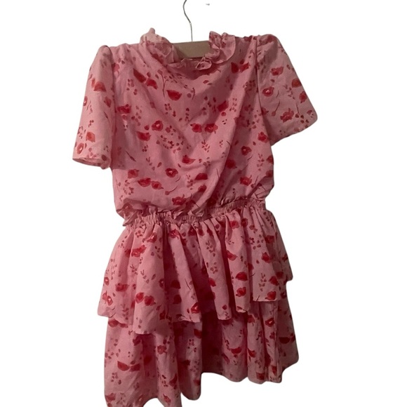 TCEC PINK FLORAL DRESS SIZE MEDIUM RARE - Picture 3 of 16